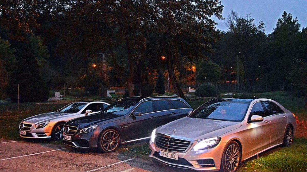 Los tres vehículos AMG de Mercedes, difícil elección a la hora de escoger.-H. F.