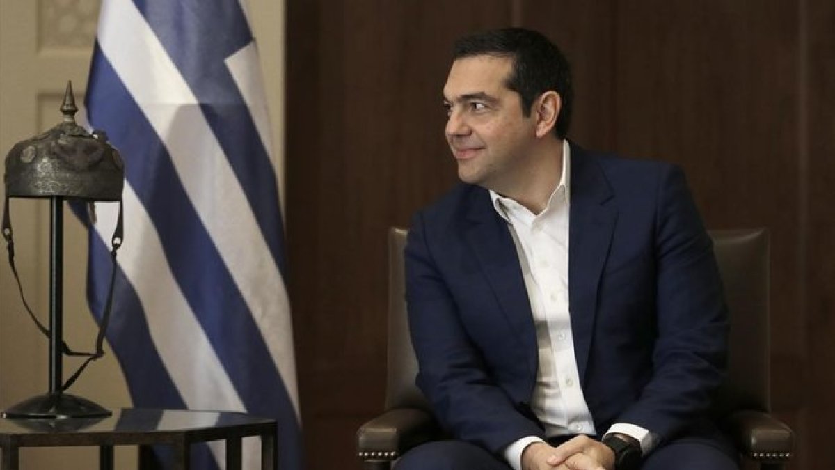 El primer ministro griego, Alexis Tsipras, la semana pasada durante una visita oficial a Jordania.-EFE / ANDRE PAIN