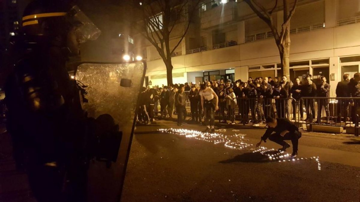Protesta de chinos en París.-AFP