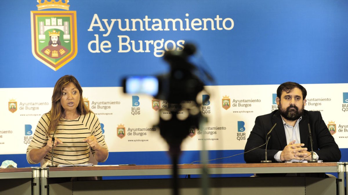 Carolina Blasco y Jorge Berzosa. ISRAEL L. MURILLO