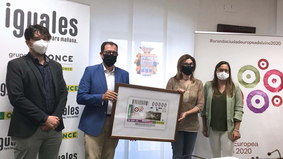 El cupón de la ONCE del 26 de septiembre homenajeará a Aranda. ECB
