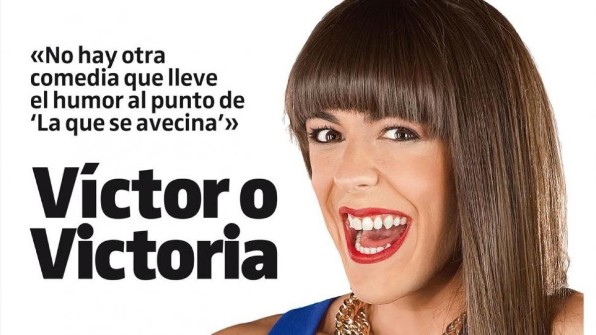 Víctor Palmero, en la portada de Teletodo, caracterizado como Alba en La que se avecina.-/ MEDIASET