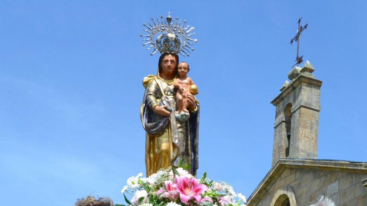Imagen de la Virgen de Revenga.-ECB
