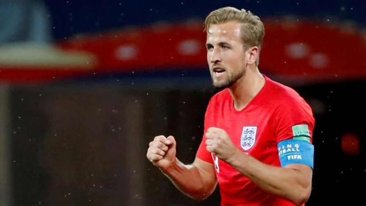Kane festeja el gol del triunfo ante Túnez-JORGE SILVA/ REUTERS