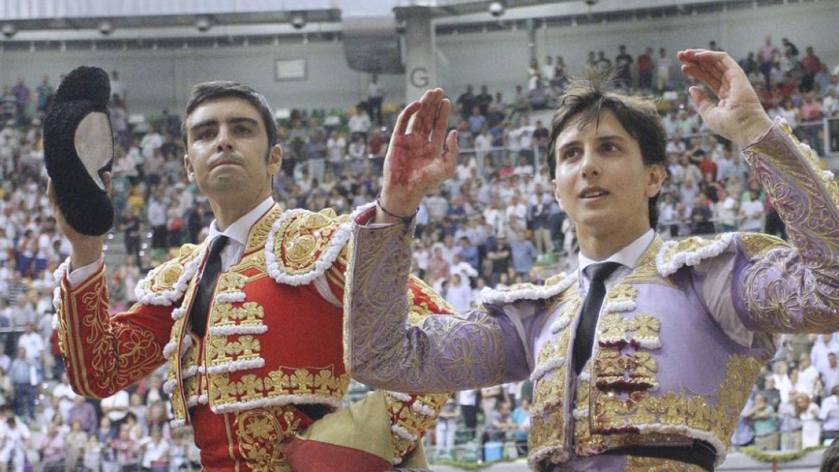 Perera y Roca salieron por la Puerta Grande en la feria taurina de este año.-SANTI OTERO