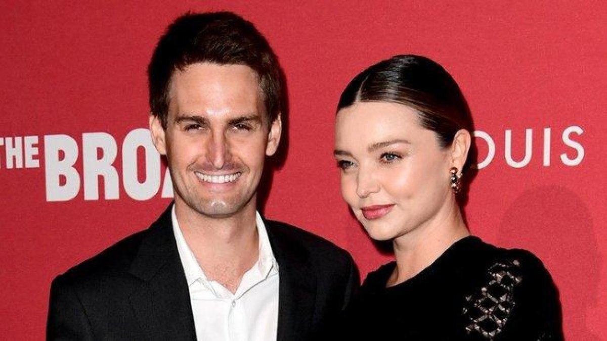 Miranda Kerr y su marido Evan Spiegel.-GETTY IMAGES / EMMA MCINTYRE