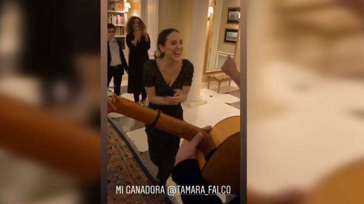 Tamara Falcó celebra en su casa su victoria en ’Masterchef Celebrity 4’.-EUROPA PRESS