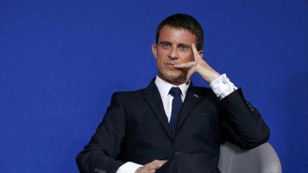 Manuel Valls, en una imagen del 2015, cuando era primer ministro.-REUTERS / BENOIT TESSIER