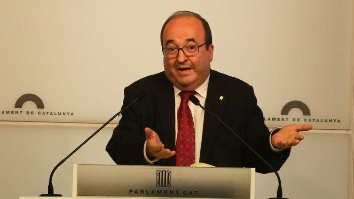 El primer secretario del PSC, Miquel Iceta.-ELISENDA PONS