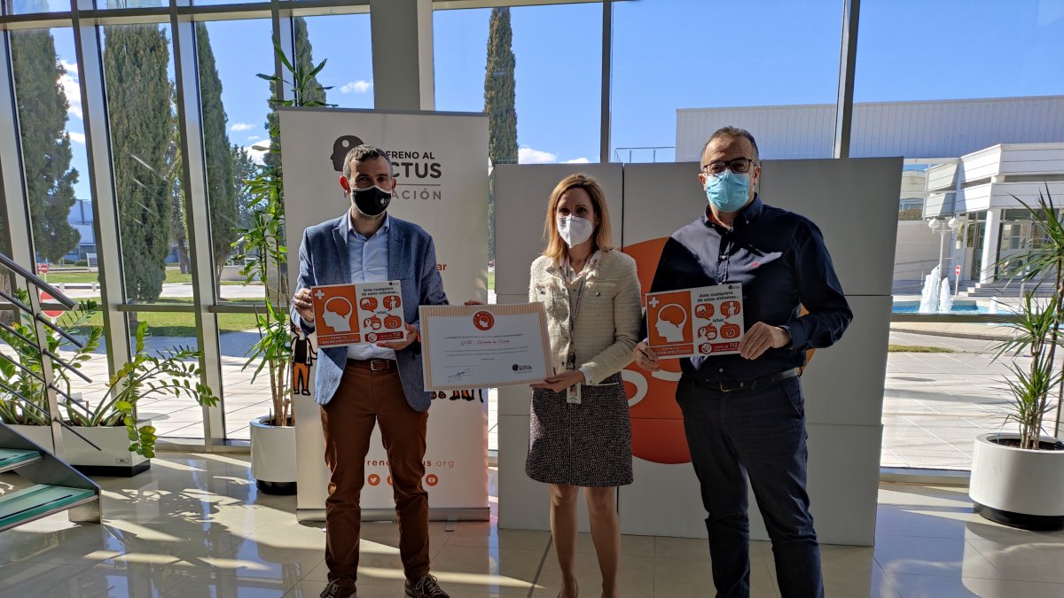 Iqz-Dcha-Julio Agredano, Elena Hermida e Ismael de los Mozos