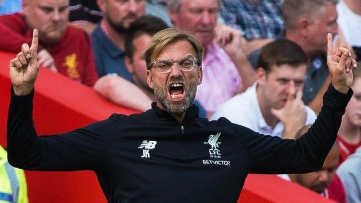 El alemán Jurgen Klopp, técnico del Liverpool.-EFE / PETER POWELL