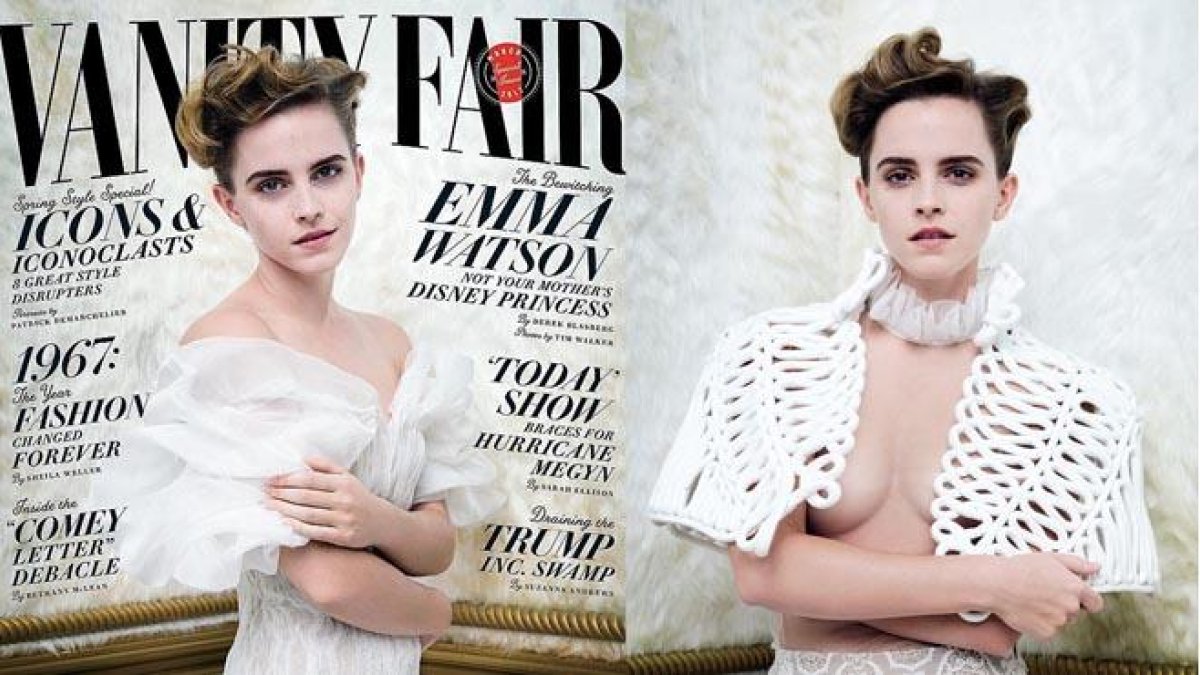 Continua la polémica con la sesión de fotos de Emma Watson.-