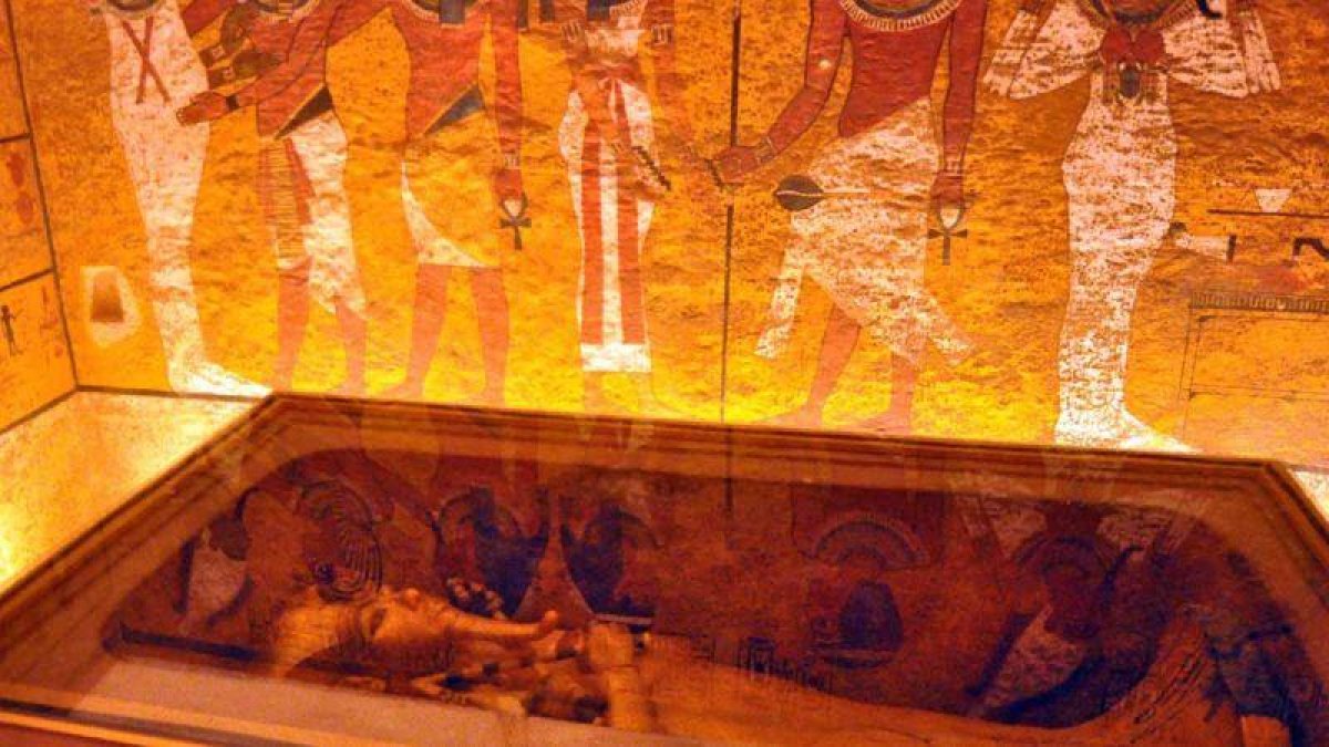 La tumba de Tutankamón renace tras una década de restauración.-STR/ EFE