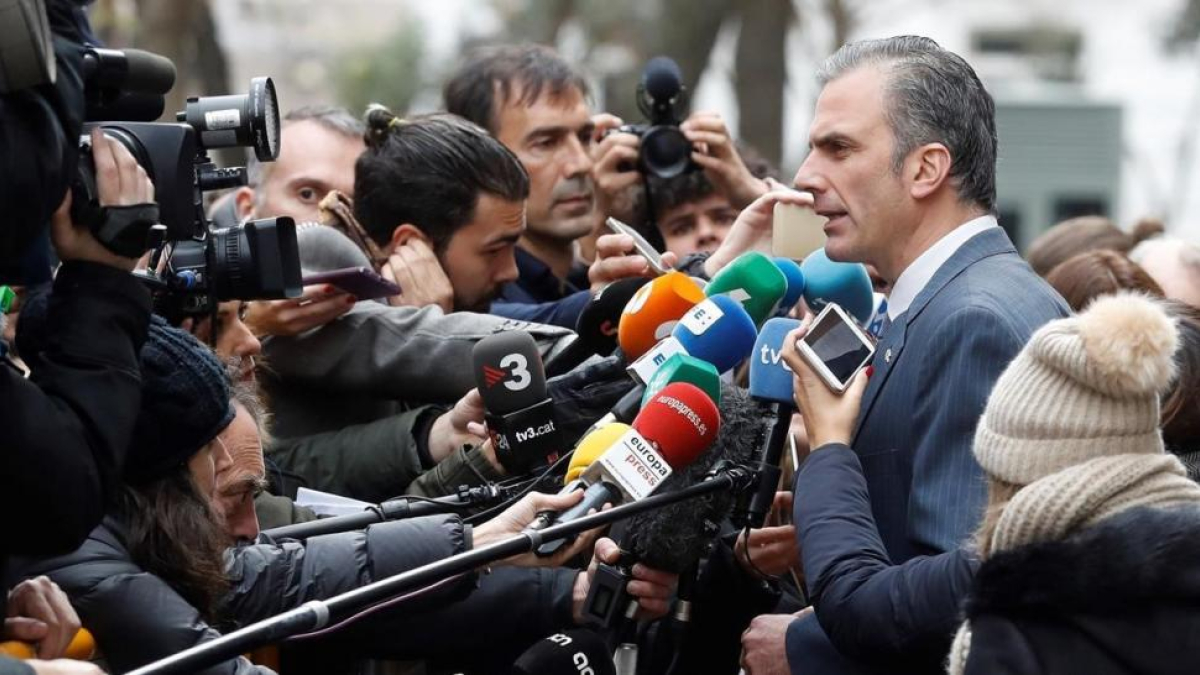 VOX ejerce la acusación popular en el procedimiento judicial sobre el proceso independentista.-JUAN CARLOS HIDALGO (EFE)