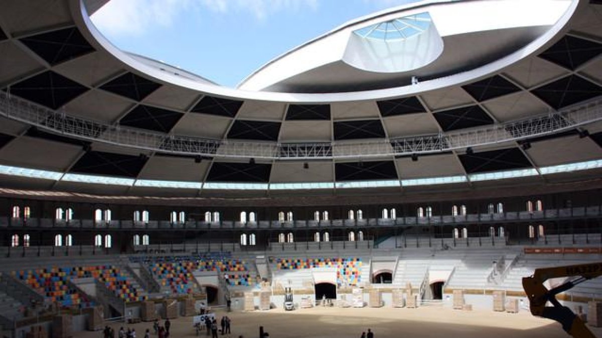 Interior de la nueva Tarraco Arena Plaça (TAP), hoy.-ACN