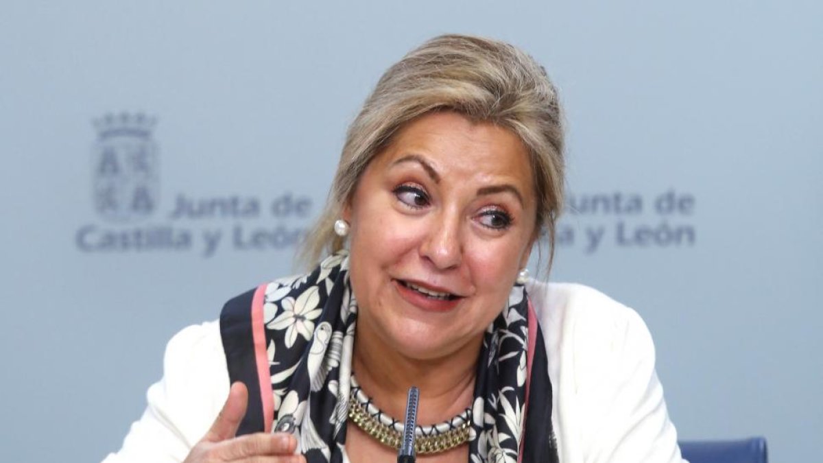 La vicepresidenta y portavoz de la Junta, Rosa Valdeón, informa de los acuerdos alcanzados en la reunión del Consejo de Gobierno de la Junta de Castilla y León-Ical