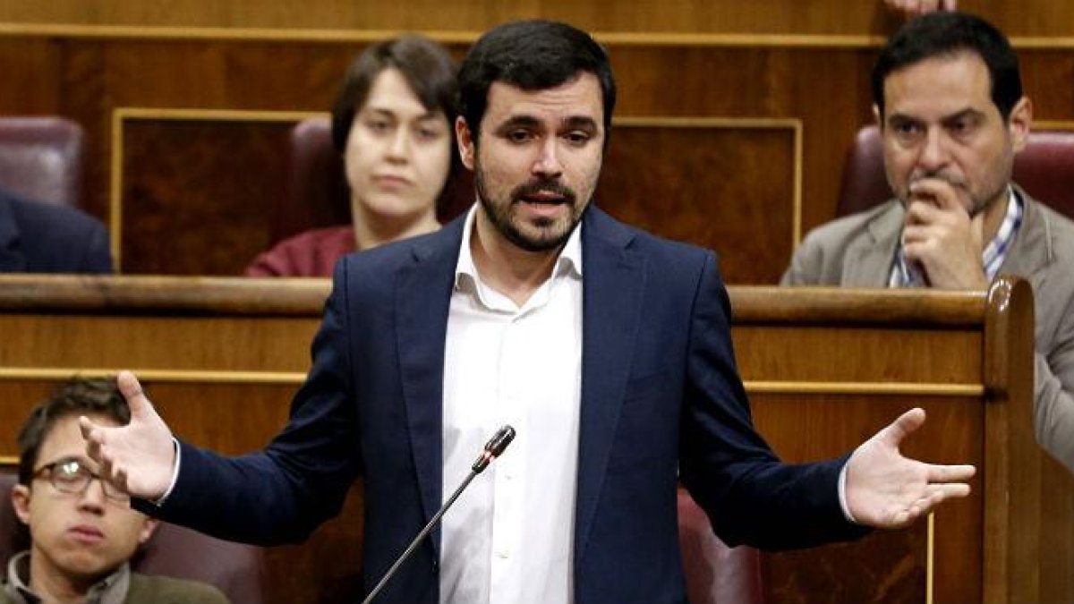 Garzón pregunta al ministro Catalá sobre los