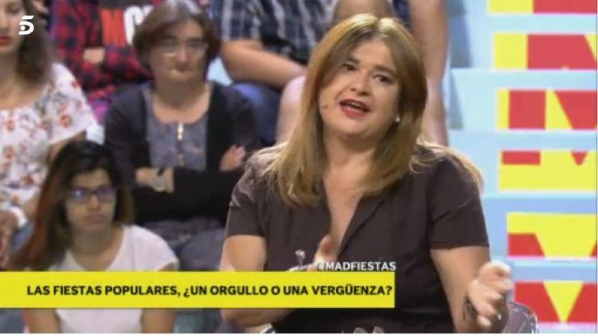 Lucía Etxebarria, en Mad in Spain.-MEDIASET