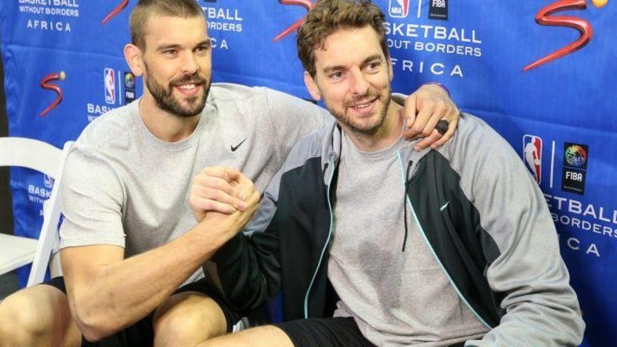 Los hermanos Marc y Pau Gasol.-GASOLFOUNDATION.ORG