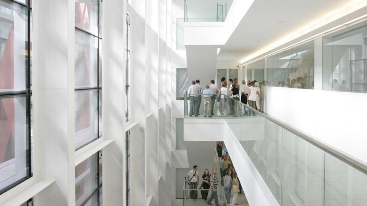 Imagen interior del Centro Nacional de Investigación sobre la Evolución Humana (Cenieh).-ISRAEL L. MURILLO