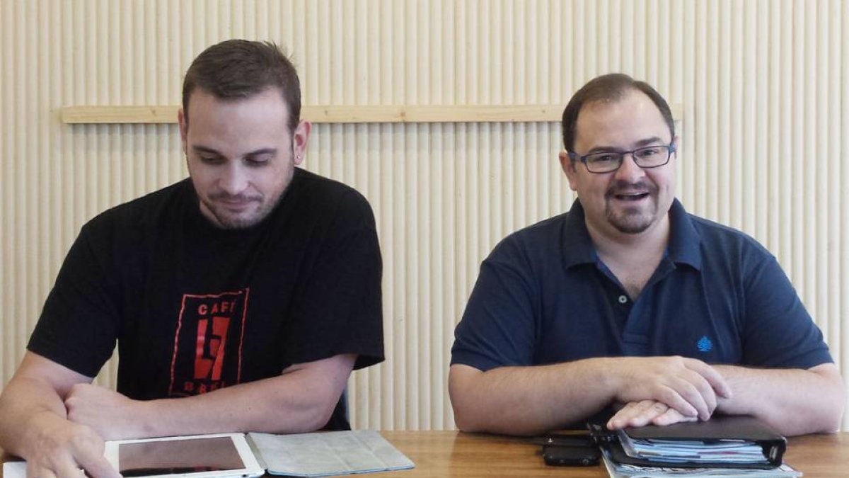 Los concejales del RAP, Eusebio Martín y Rubén Moro.-L.V.