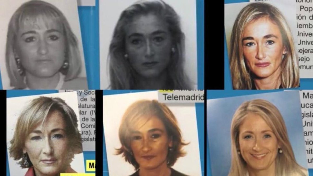 Imágenes de Cristina Cifuentes en 1994, 1998, 2002, 2003, 2006 y 2010.-ASAMBLEA DE MADRID