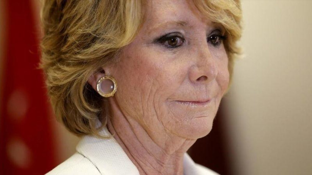 La expresidenta madrileña Esperanza Aguirre.-JOSE LUIS ROCA