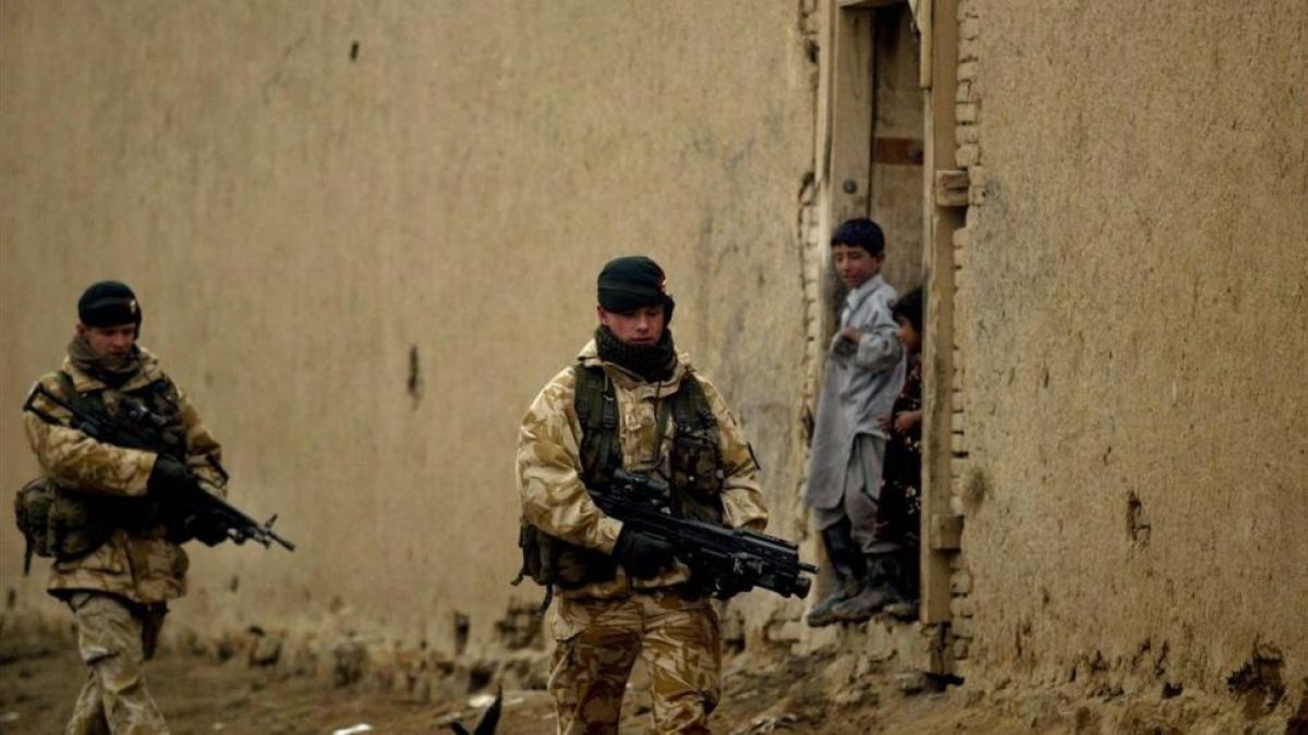 Soldados británicos en Afganistán.-/ AP / RAFIQ MAQBOOL