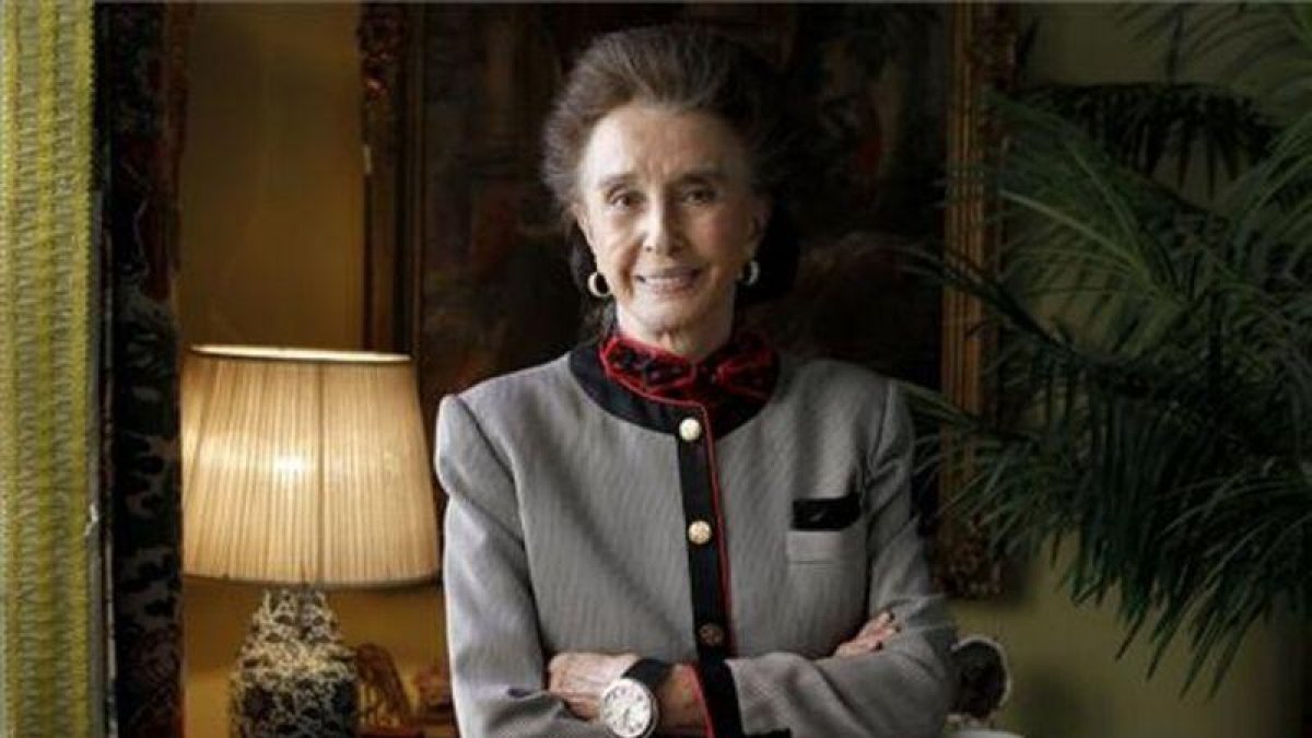 La condesa de Romanones, en su casa de Madrid, en el 2010.-EL PERIÓDICO (JOSÉ LUIS ROCA)