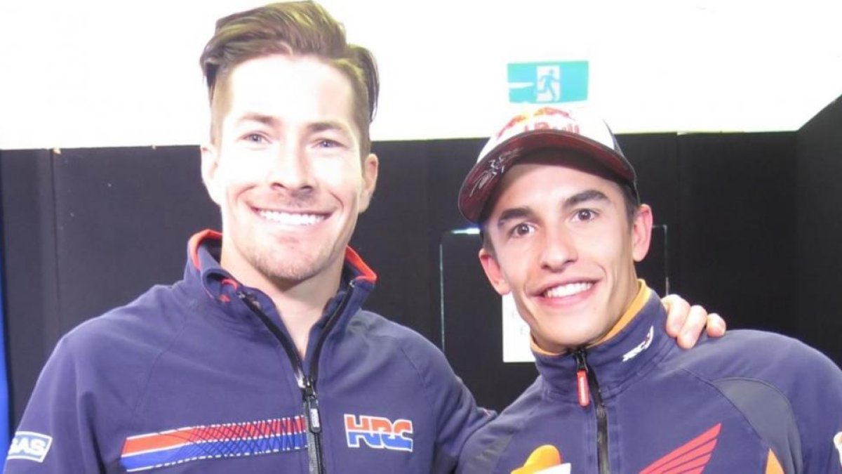 El norteamericano Nicky Hayden y Marc Márquez, en Australia.-ARCHIVO /  EMILIO PÉREZ DE ROZAS