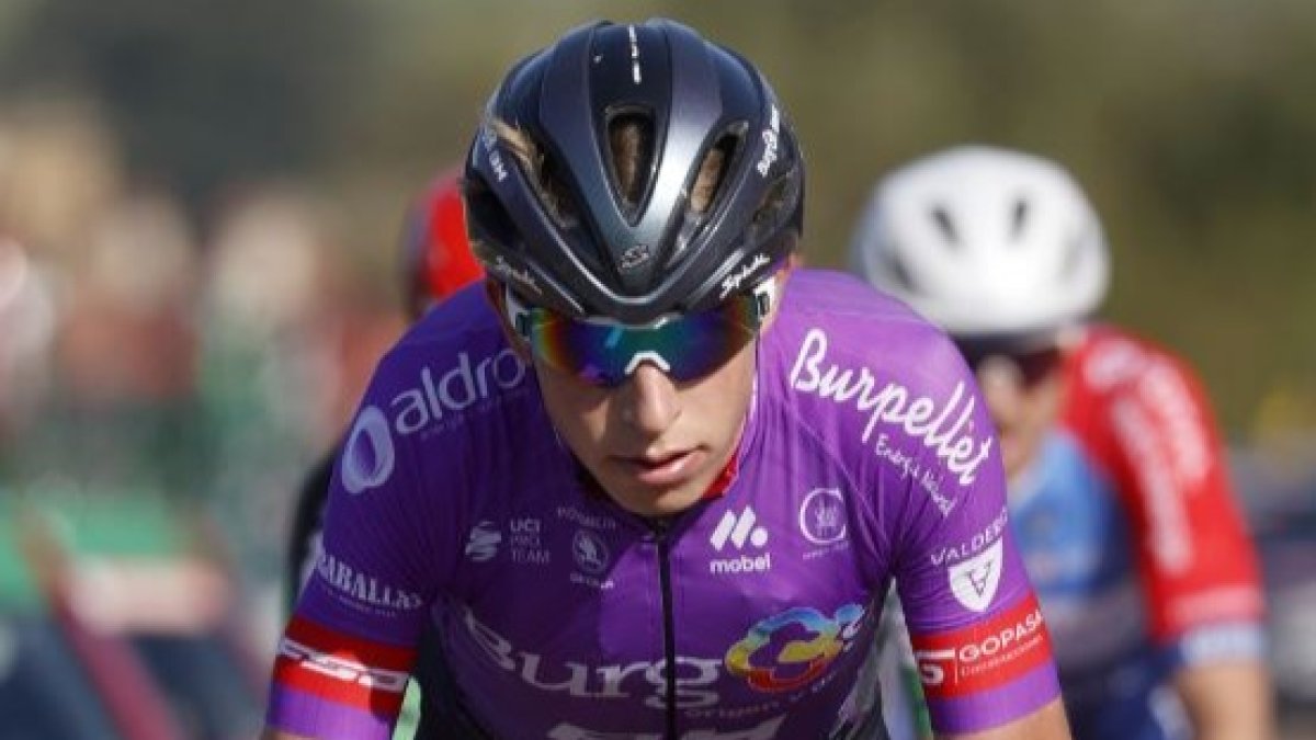 Molenaar en la fuga de la décima etapa. PHOTOGOMEZ SPORT