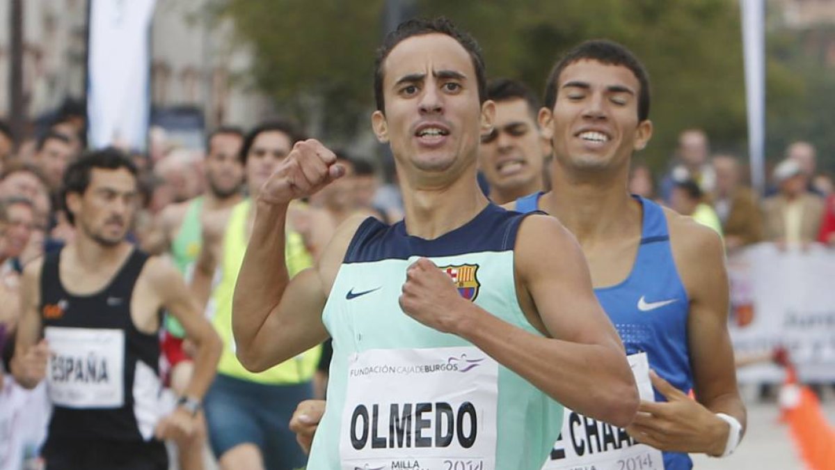 Manolo Olmedo, en la Milla Urbana Caja Burgos de 2014-Raúl G. Ochoa