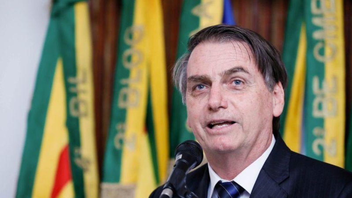 El presidente de Brasil, Jair Bolsonaro en conferencia de prensa.-EFE / PRESIDENCIA DE BRASIL