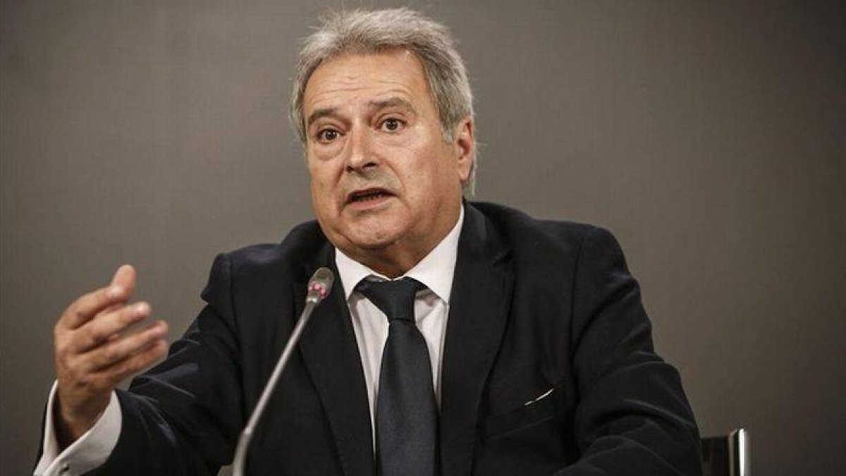 El presidente de la Diputación de Valencia, Alfonso Rus, en una reciente rueda de prensa.-Foto: MIGUEL LORENZO