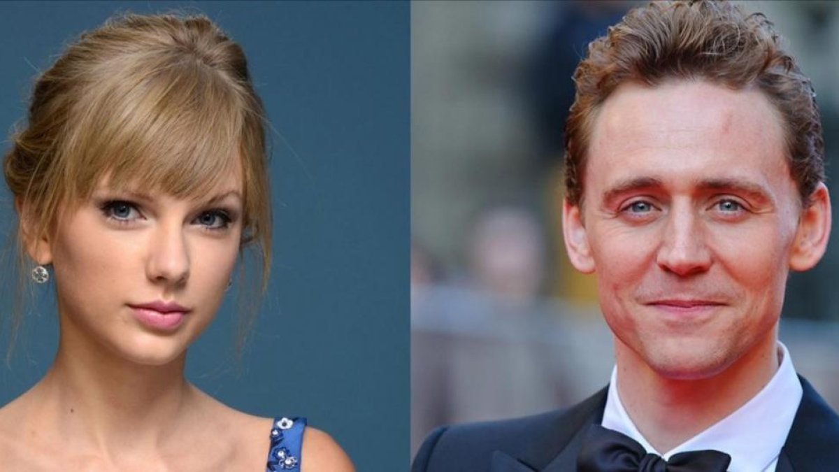 Taylor Swift y Tom Hiddleston.-