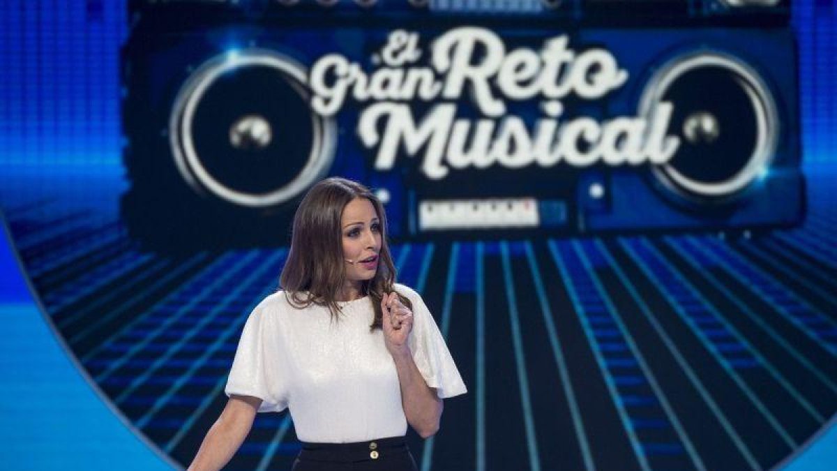 Eva Gonzalez, presentadora del nuevo concurso de TVE-1 'El gran reto musical'.-GOYO CONDE