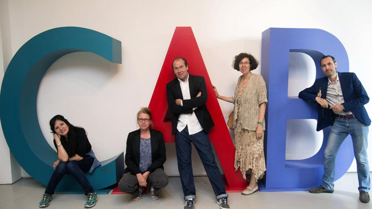 Fran López Bru, Andrea Baumgartl, Eugenio Ampudia, MarÍa José Gómez y Ausín Sáinz.-ECB