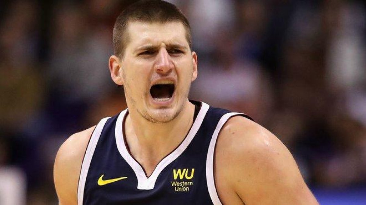 Nikola Jokic en una imagen durante el partido de los Nuggets contra los Hawks.-TWITTER