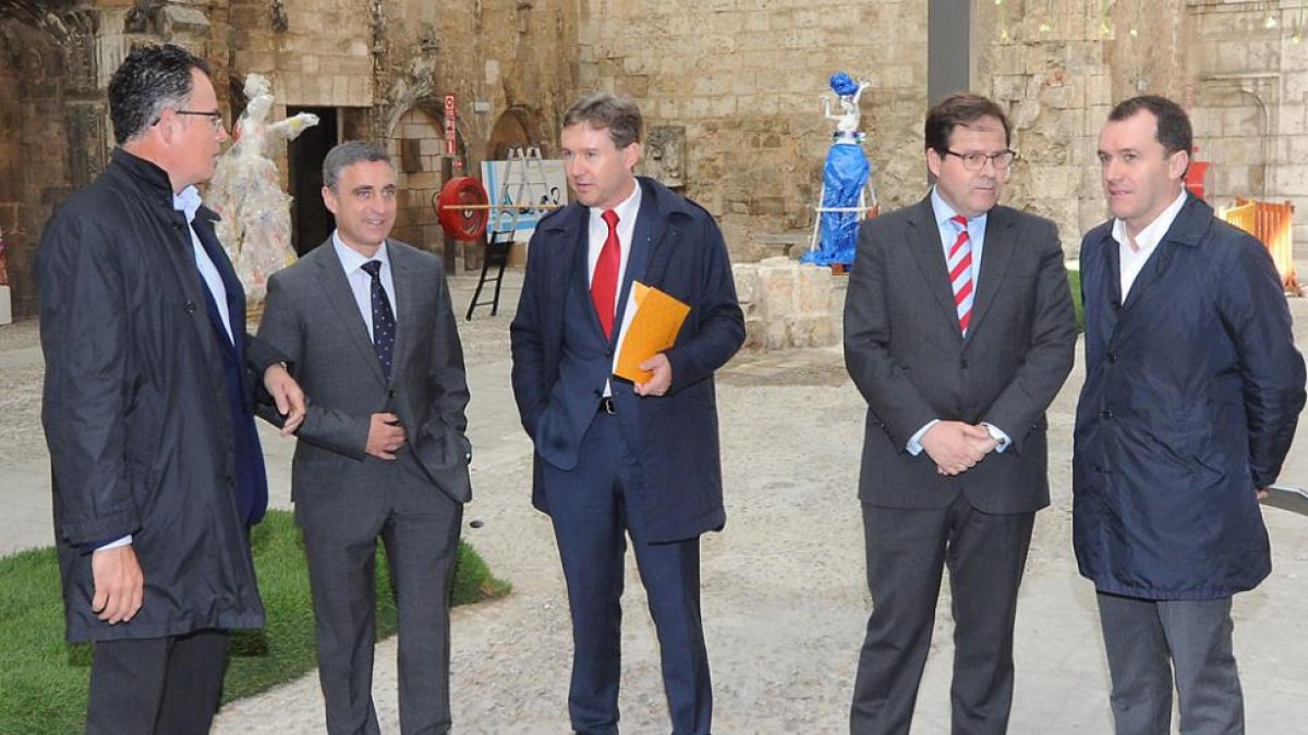 Sainz de Aja, Barbero, Lacalle, De Foronda y Barrio.-ISRAEL L. MURILLO