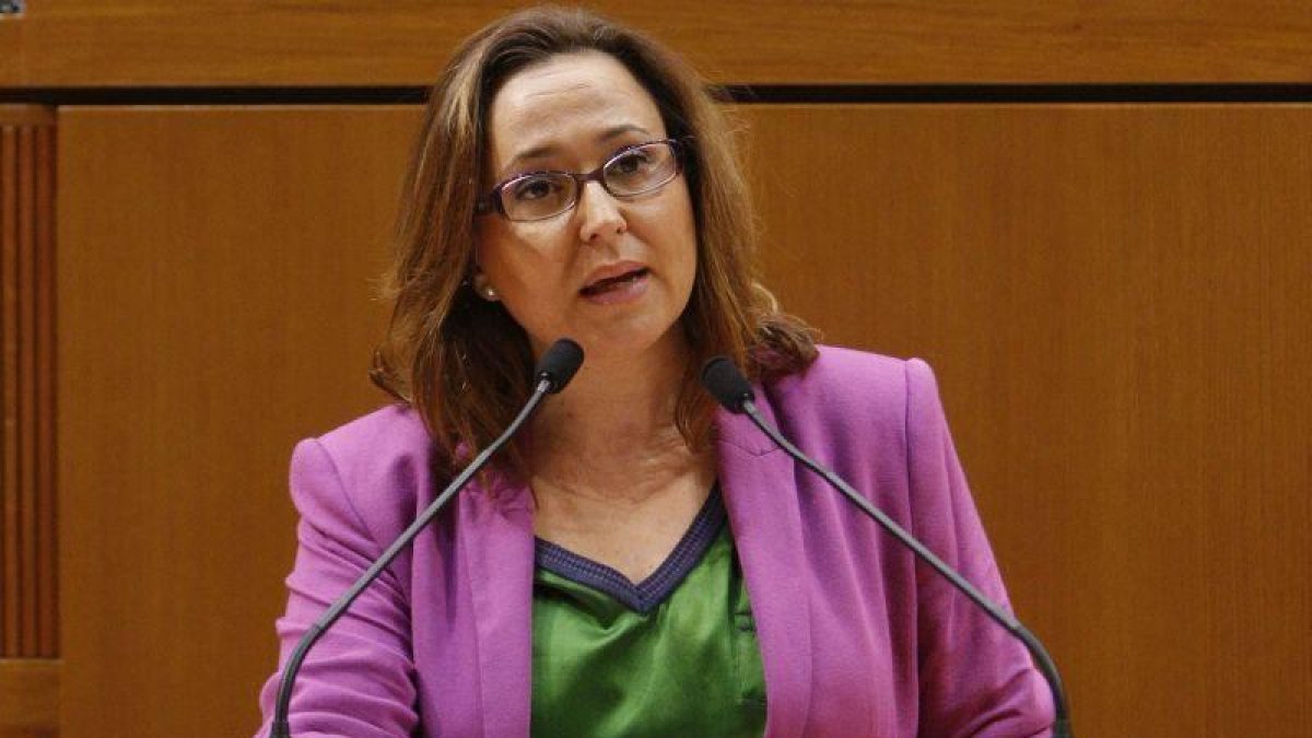 La consejera de Educación, Mayte Pérez-