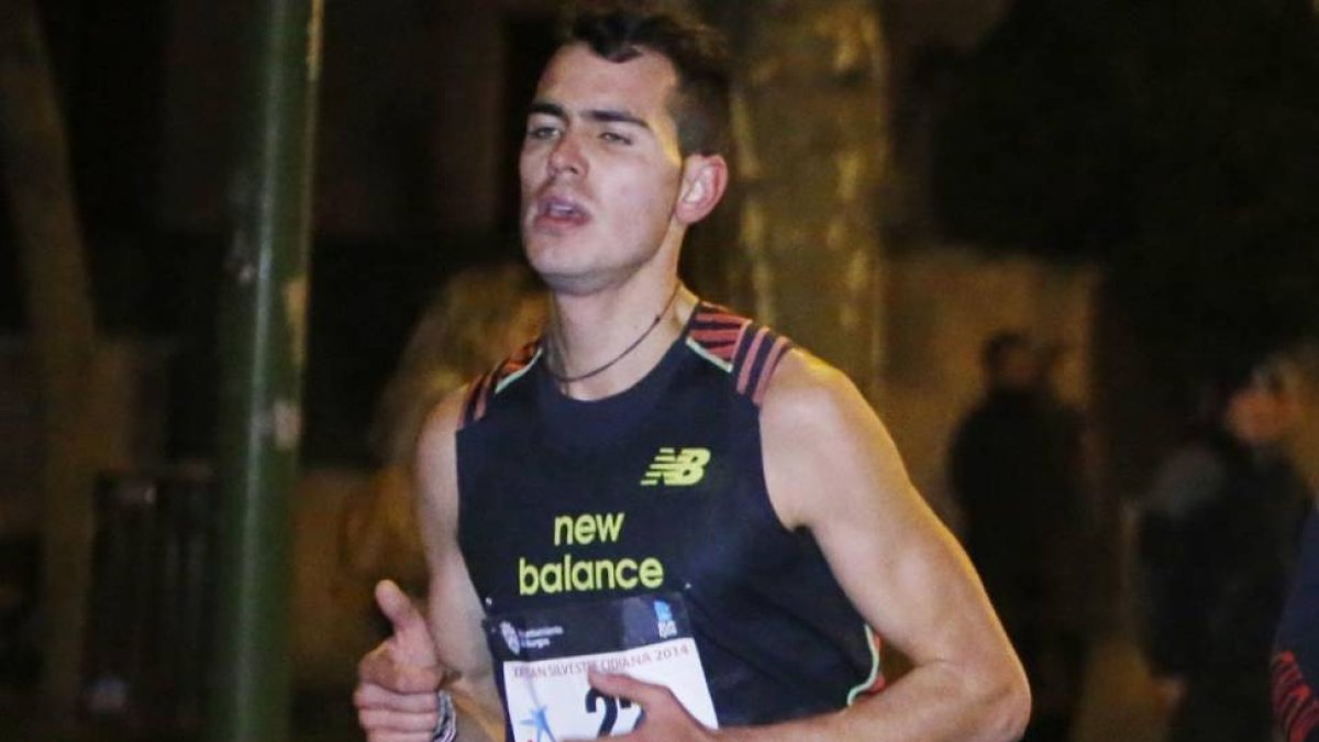 Dani Arce durante la pasada SanSilvestre Cidiana en la que logró el triunfo.-RAÚL G. OCHOA
