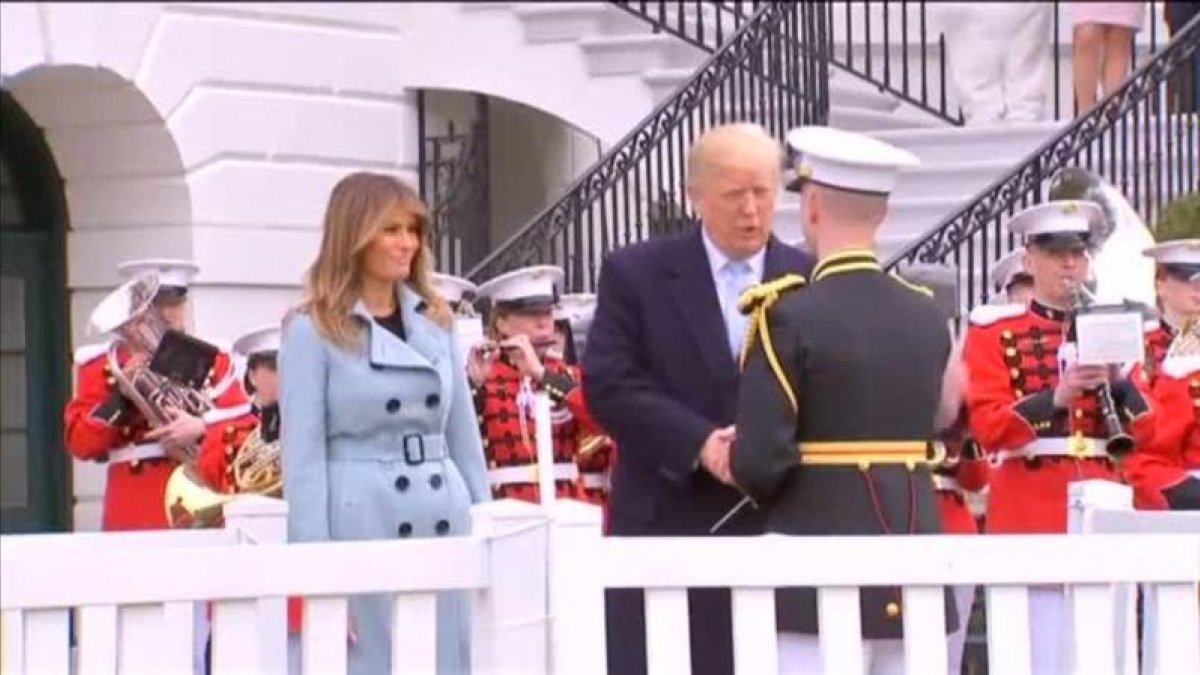 El presidente acusa al país de acoger a los casi 1.500 migrantes centroamericanos que viajan a EEUU.-ATLAS