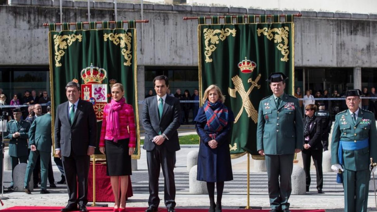 Acto de toma de posesión de Diego Pérez de los Cobos como jefe de la Comandancia de la Guardia Civil de Madrid, celebrado en Tres Cantos-RODRIGO JIMÉNEZ / EFE
