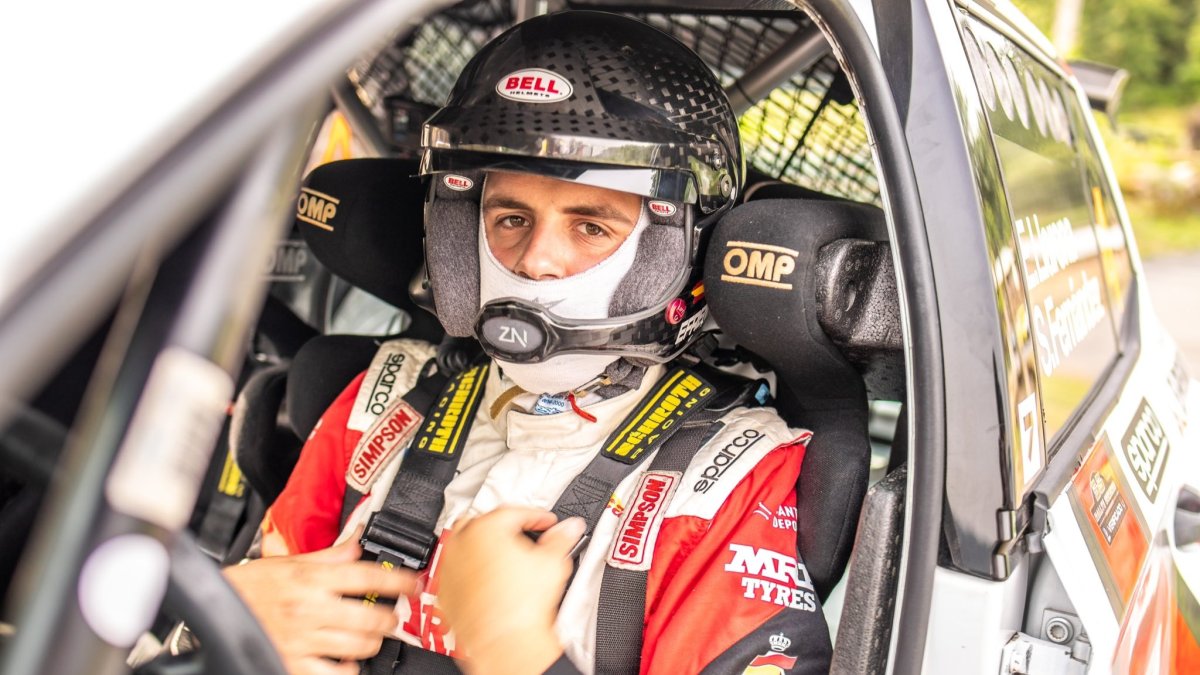 El piloto burgalés Efrén Llarena. FIAERC