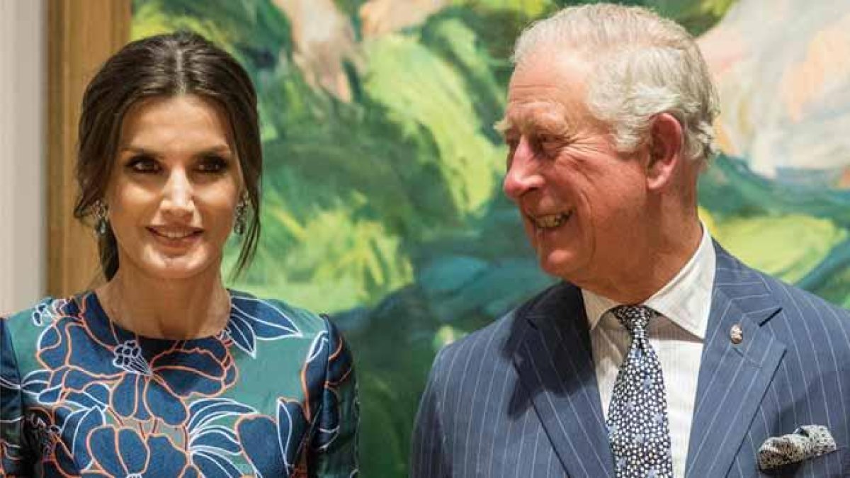 La reina Letizia y el príncipe de Gales inauguran una exposición de Sorolla en Londres.-JEFF GILBERT / AFP
