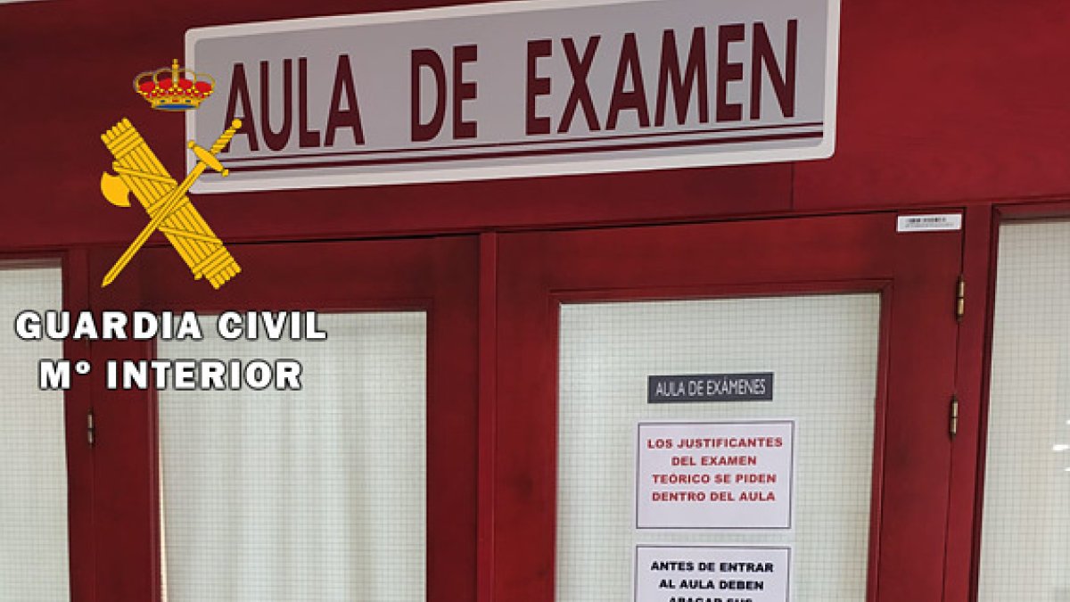 Imagen del aula de examen. ECB