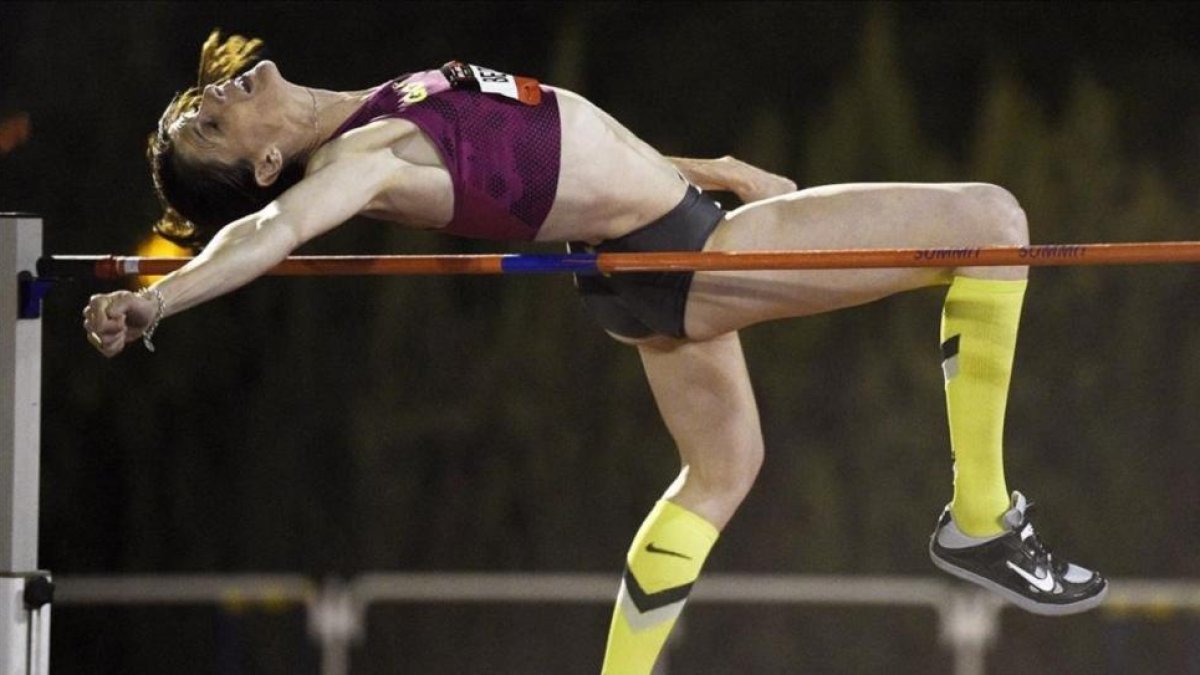 La saltadora de altura Ruth Beitia.-EFE / JAVIER CARRIÓN