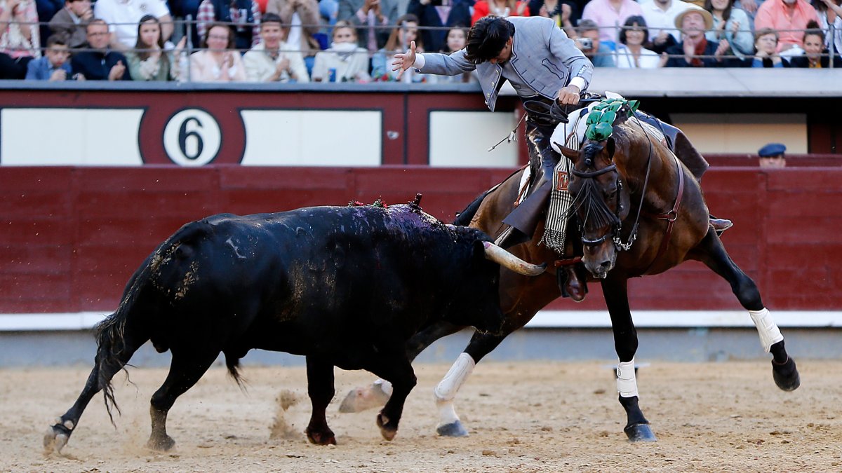 Imagen del rejoneador Diego Ventura.ECB