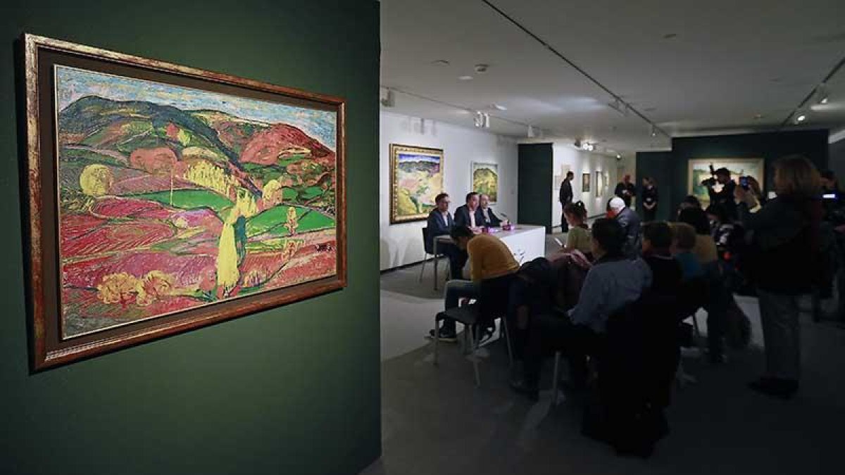 Benjamín Palencia es reconocido como el pintor renovador del paisaje y así se refleja en la retrospectiva de Cultural Cordón.-Raúl Ochoa