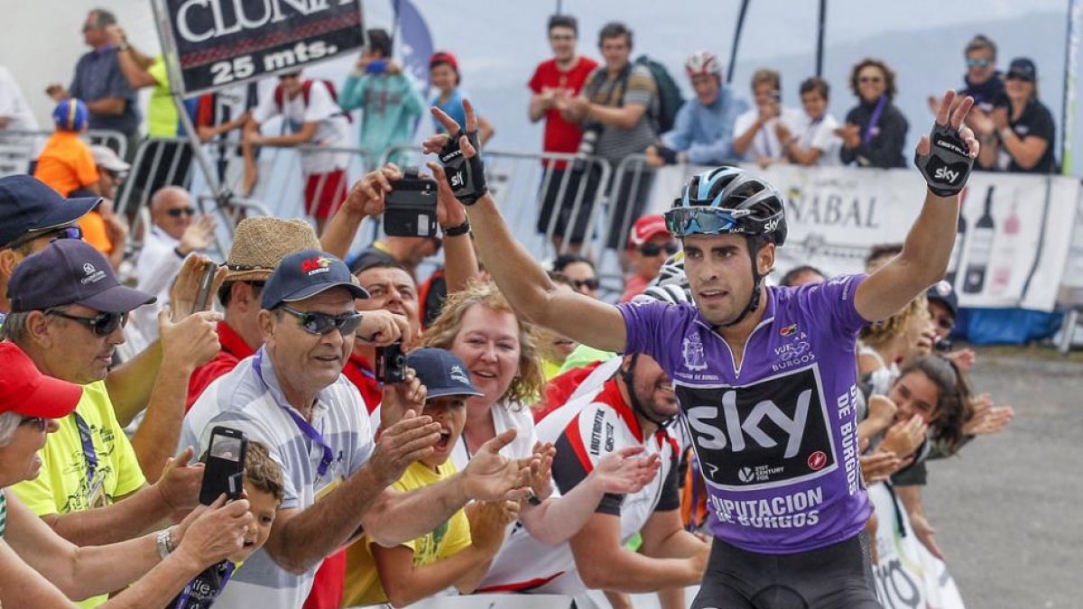 Mikel Landa fue el primer vencedor en Picón Blanco-Santi Otero